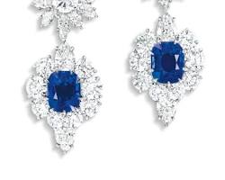 جواهرات برند هری وینستون با سنگ ابی- گوشواره هری ویستون