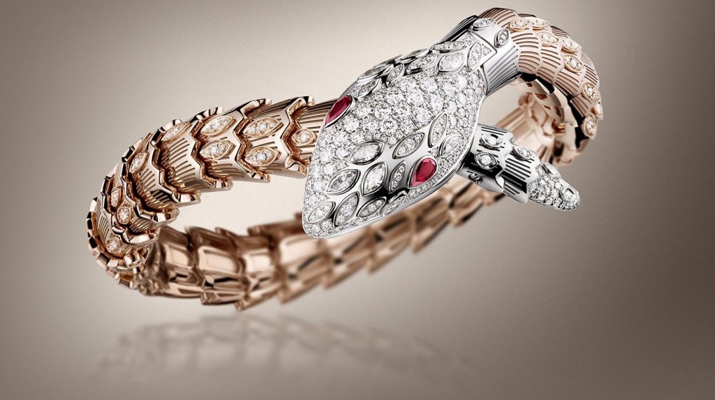 قیمت زیورالات طلای طرح مار برند بوگاری